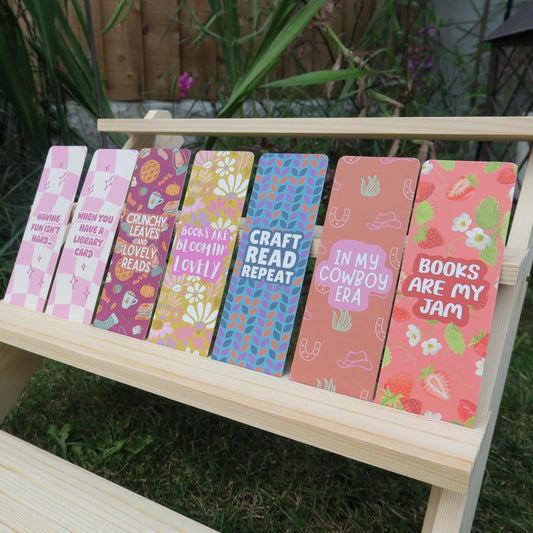 Bamboo printed bookmark