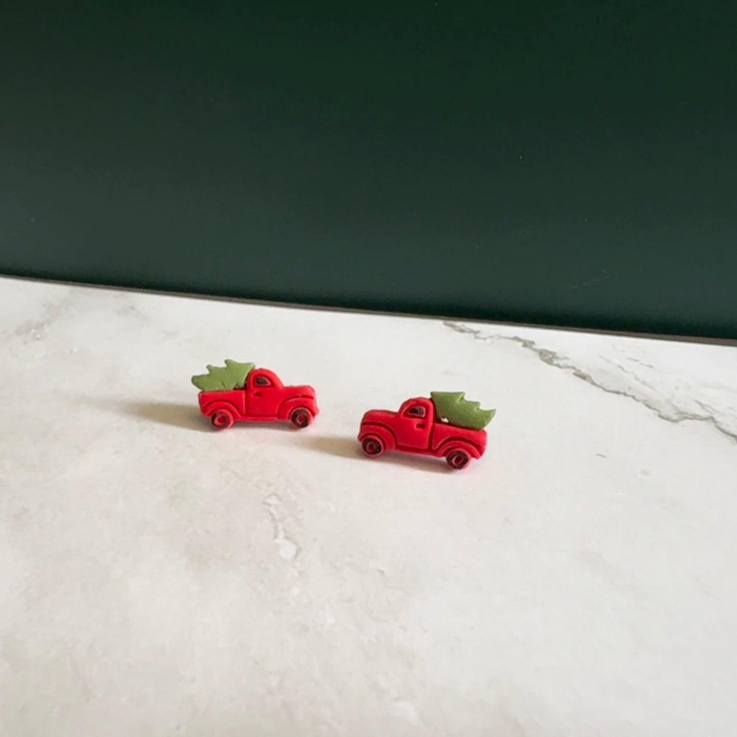 Truck haulin' a tree studs
