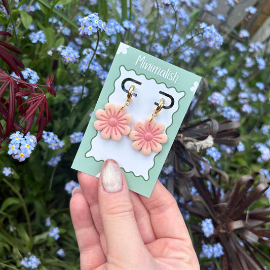 Blossom half hoops