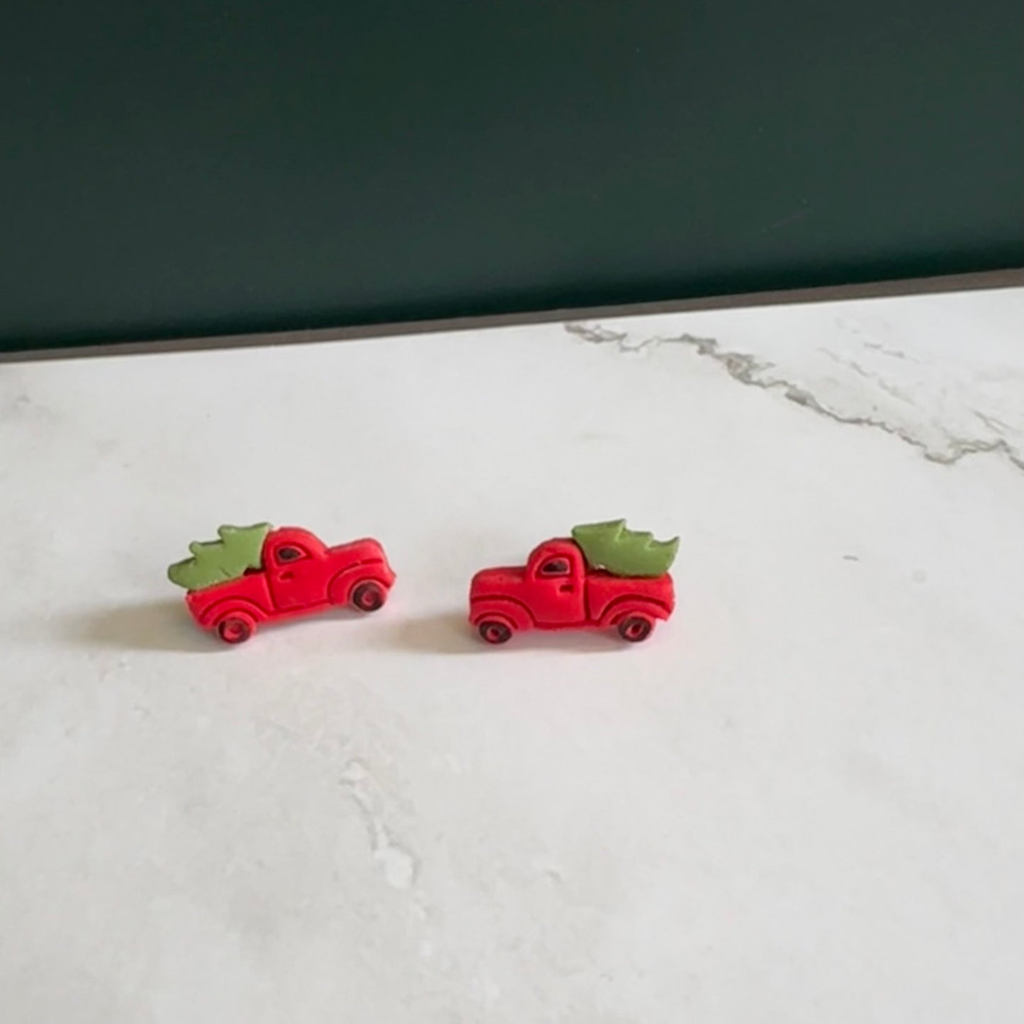 Truck haulin' a tree studs
