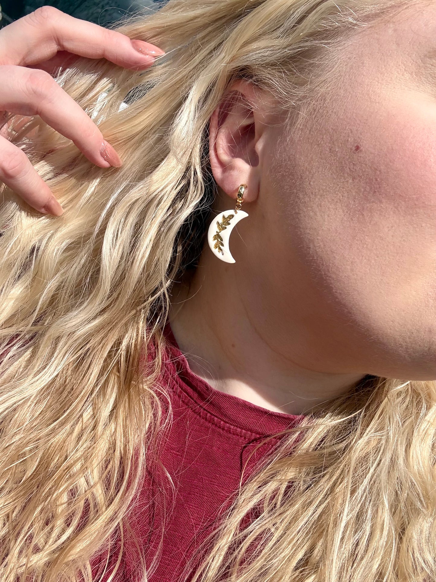 Luna half hoops