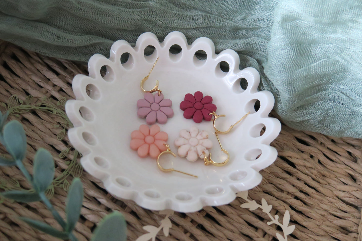 Natalie half hoops