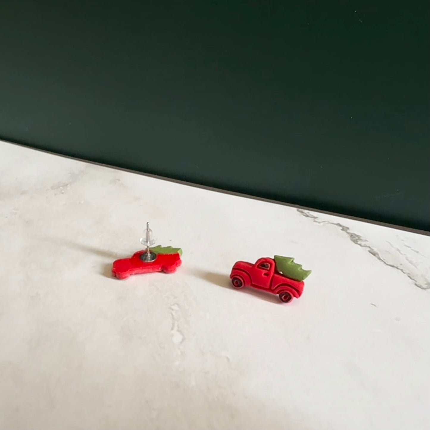 Truck haulin' a tree studs