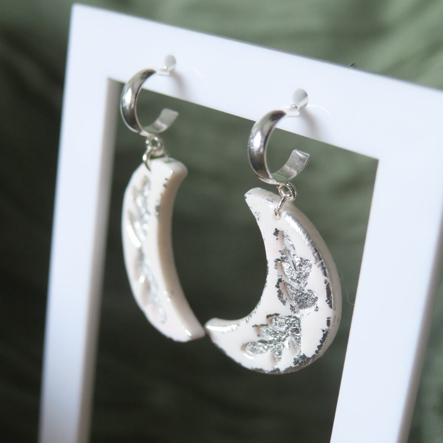 Luna half hoops